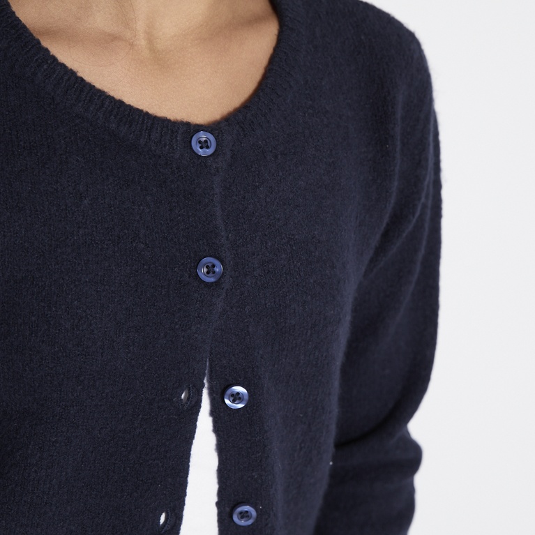 Basic knit cardigan "Siri star"